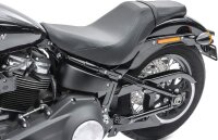 Craftride BDL1 Doppelsitzbank, kompatibel mit Harley Davidson Softail 18-25, komfortable Doppelsitzbank, stylisches Design.