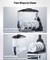 VEVOR Frozen Drink Maker, 15L, Slush Machine, Stainless Steel, 60 Cups, ideal for home, parties, restaurants, cafes, bars.