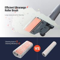 OSOTEK H200, Nass-/Trockensauger, 3-in-1, 180° Akku, Dualer Wassertank, LED-Display, Selbstreinigung, 35 Min. Laufzeit, für harte Böden.