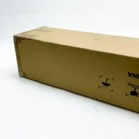 Vanku 17ft Volleyball Net, Badminton Set, height adjustable, incl. 4 rackets, 3 feather shuttlecocks, 1 volleyball, ideal for outdoor use.