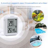 Inkbird IBS-P01R, wireless pool thermometer, floating, digital, precise temperature measurement, large display, waterproof.