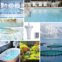 Inkbird IBS-P01R, wireless pool thermometer, floating, digital, precise temperature measurement, large display, waterproof.