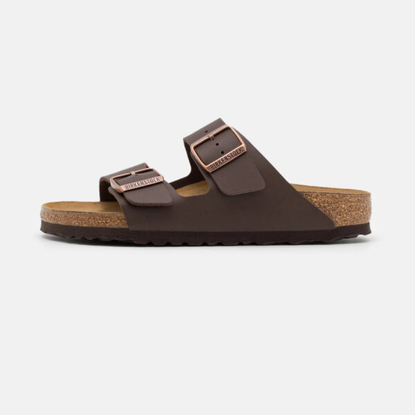 Birkenstock ARIZONA BS, EU 38 ½, strappy sandals, dark brown, anatomically shaped footbed, adjustable straps.