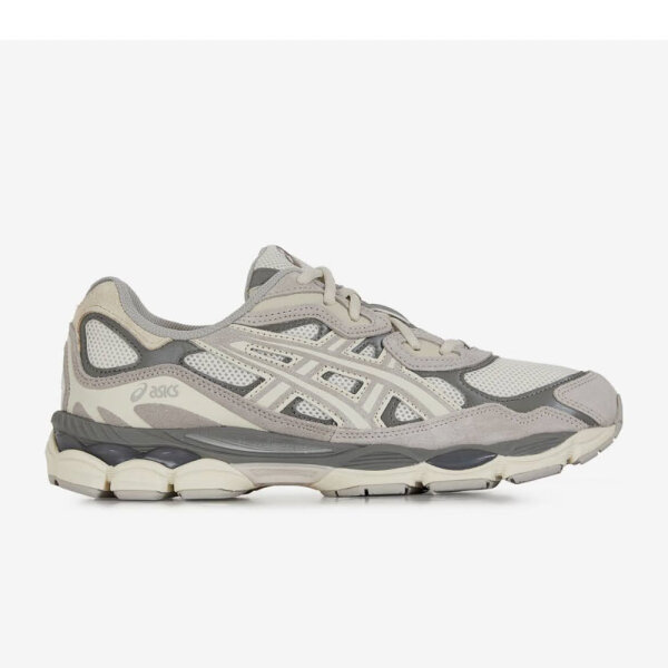 Asics GEL-NYC, EU 38, Sneaker, Cream/Grey, breathable, cushioning, sporty, ideal for leisure and training.