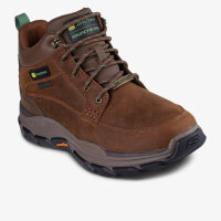 Skechers Respected Landin, EUR 43, lace-up boots, waterproof, dark brown, robust and comfortable for all weather conditions.