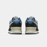 New Balance U574 Unisex Sneaker Low, EUR 43, Black, sporty, comfortable, versatile.