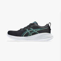 Asics GEL-Cumulus 27, running shoe, black, EUR 42, breathable, cushioning, ideal for long-distance runs.