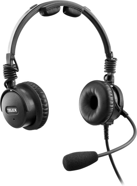 TELEX AIRMAN 8, ANR Headset, XLR5 Plug, leicht, komfortabel, hervorragende Geräuschunterdrückung, ideal für Piloten.