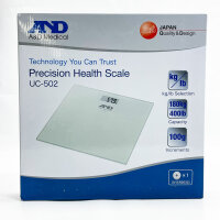 A&D Medical UC-502, Glas Personenwaage, präzise...