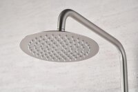 IMEX Thermostatic Shower Column BTM039/ORC, Bathroom Rail with Thermostatic Mixer, Stainless Steel & Brass, Modern Bathroom Fitting, Comfortable Temperature Control.