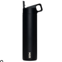MiiR Straw Bottle, 591ml, Thermos Bottle, black,...