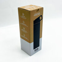 MiiR Strohhalmflasche, 591ml, Thermoflasche, schwarz, doppelwandig, isoliert, BPA-frei, ideal für kalte Getränke.