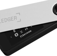 Ledger Nano S Plus, Hardware Wallet, Matte Black, secure storage of crypto, user-friendly, compact.