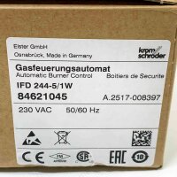 KromSchröder IFD 244-5/1W, gas burner control unit, 230 VAC, IP 54, -20/+60 °C, 50/60 Hz, ts 5/1 s, model 84621045