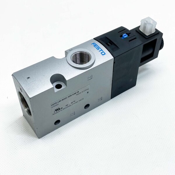 FESTO VUVS-L30-M32C-AZD-G38-F8, 575565, Magnetventil, 24 V, 3.3 W, kompakt, hohe Leistung, optimiert für Pneumatik.