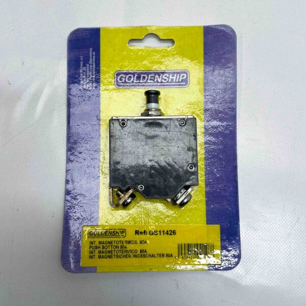 Goldenship GS11426, 80 A, Magnetisch, Sicherungsschalter, kompakte Bauweise, hohe Zuverlässigkeit, einfache Installation.