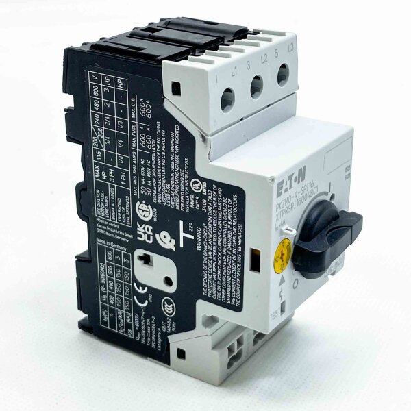 Eaton PKZM0-4-SPI16, motor protection switch, 2.5...4A, 16W25, compact design, thermal and magnetic protection.