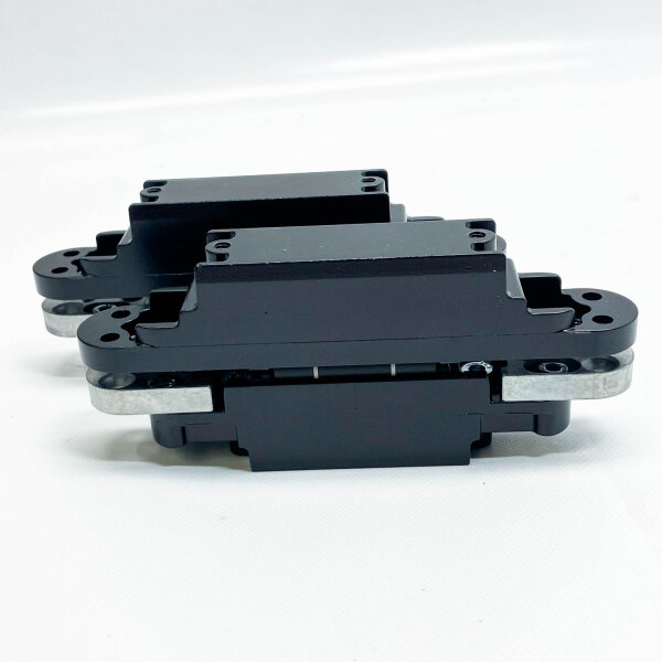 Simonswerk Tectus TE 340, 3D door hinge, 2 pcs., black matt, invisible, for door stops, high stability.
