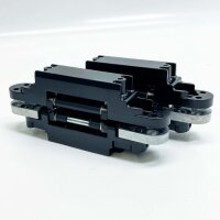Simonswerk Tectus TE 340, 3D door hinge, 2 pcs., black matt, invisible, for door stops, high stability.