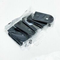 Simonswerk Tectus TE 340, 3D door hinge, 2 pcs., black matt, invisible, for door stops, high stability.