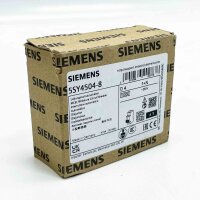 SIEMENS 5SY4504-8, Miniature Circuit Breaker, 230V, 10kA, 1+N-pole, D, 4A, T=70mm