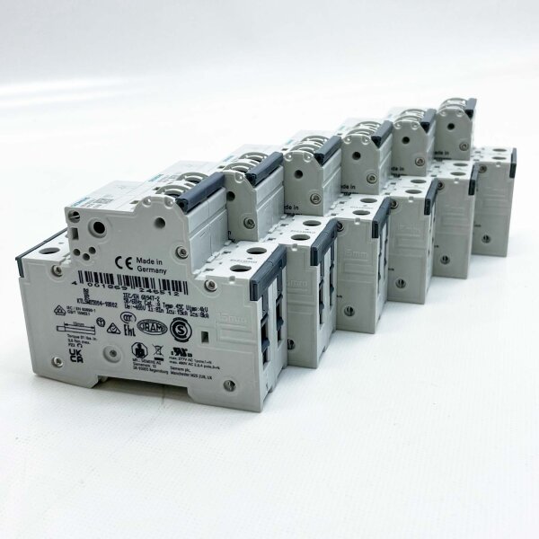 SIEMENS 5SY6210-7, circuit breaker, 6 pieces, 10 A, 230 V/400 V, reliable protection for electrical lines.