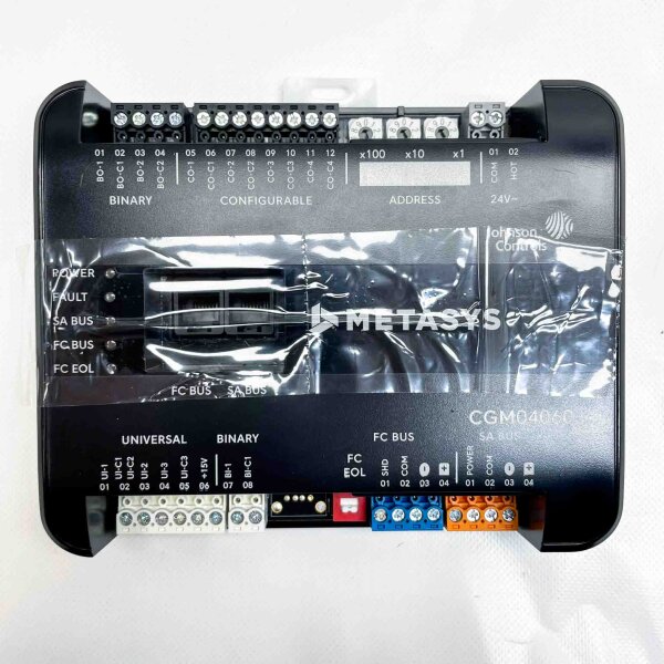 Johnson Controls Metasys CGM04060, 24 V Controller, for building automation, energy efficient, flexible control.