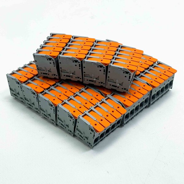 WAGO XCFR2, 60577056, Leiterplattenklemme, 5-polig, 600V, 66A, für 18-20 mm Leiter.