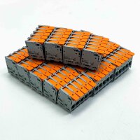 WAGO XCFR2, 60577056, PCB terminal block, 5-pole, 600V, 66A, for 18-20 mm conductors.