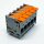 WAGO XCFR2, 60577056, PCB terminal block, 5-pole, 600V, 66A, for 18-20 mm conductors.