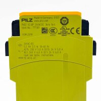 PILZ PNOZ X2.8P, 777301, Sicherheitsrelais, 2.5 W, 50/60 Hz, 24 VAC, 240 V, 6 A, kompakt und zuverlässig.