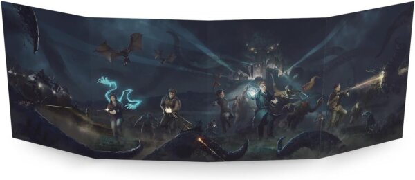 Mödiphiüs Achtung! Cthulhu 2d20: Gamemasters Screen & Toolkit, Spielzubehör, für RPGs, taktische Planung, umfassende Spielhilfe.