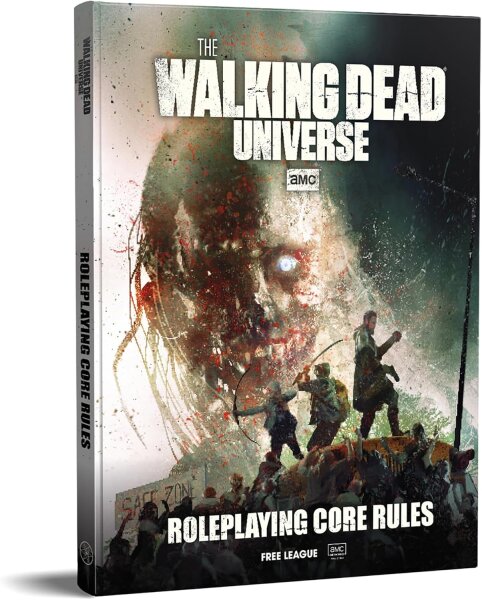 AMC The Walking Dead Universe RPG: Core Rules, book, rulebook, immersive gameplay, post-apocalyptic setting, character development.