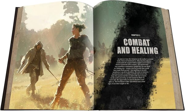 AMC The Walking Dead Universe RPG: Core Rules, book, rulebook, immersive gameplay, post-apocalyptic setting, character development.