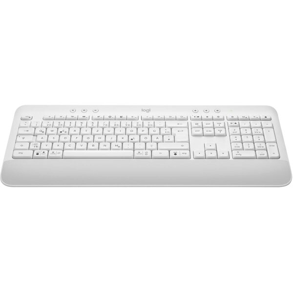 Logitech Signature K650, 920-010967, keyboard, QWERTZ, Bluetooth 5.1, off-white, ergonomic design.