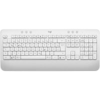 Logitech Signature K650, 920-010967, keyboard, QWERTZ, Bluetooth 5.1, off-white, ergonomic design.
