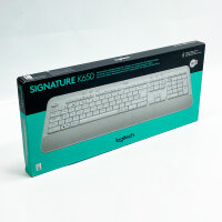 Logitech Signature K650, 920-010967, keyboard, QWERTZ, Bluetooth 5.1, off-white, ergonomic design.