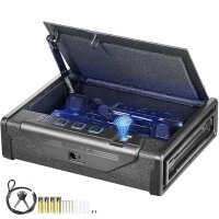 VEVOR Portable Gun Safe, 2 Pistols,...
