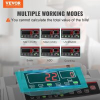 VEVOR 0288 Money Counting Machine White –...