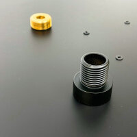 Stainless steel rain shower head, 50x50 cm, square, matte black, silicone nozzles