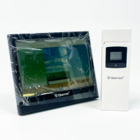 Geevon Wetterstation mit Außensensor, LCD-Anzeige,...