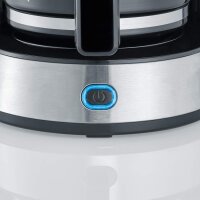 SEVERIN KA 4823 Kaffeemaschine, 1,25 l Glaskanne, 10–15 Tassen, Aroma‑Funktion, Warmhalteplatte, Timer, Edelstahl‑Filter
