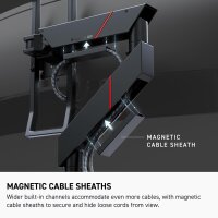 Secretlab MAGNUS Heavy Duty Monitorhalterung für Ultrawide bis 57 Zoll, 8–16 kg Traglast, stabiler Kippstift