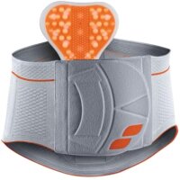 Sportlastic 07150 Vertebradyn Senso lumbar spine orthosis – size M, waist circumference 90–100 cm, Platinum