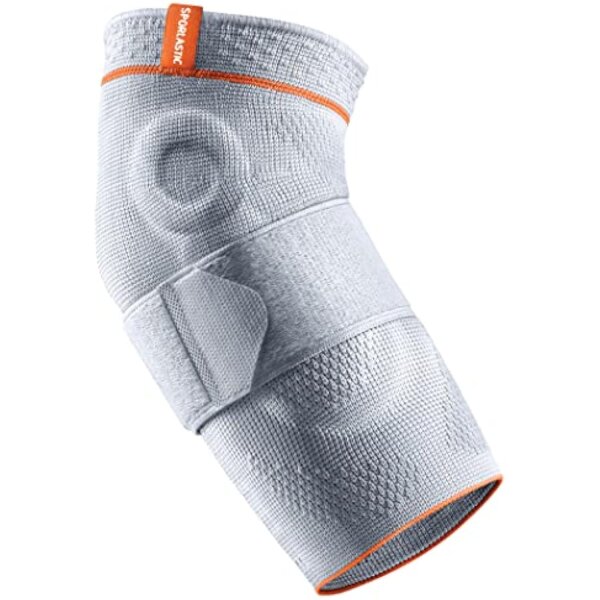 Sportlastic 07515 Epidyn Aktiv Ellenbogenbandage, Gr. M (26-28 cm), Platinum, stützend, atmungsaktiv