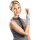 Sportlastic 07057 Manudyn Handgelenkbandage, Größe M (links), Handgelenkumfang 16–17 cm, Platinum
