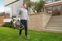 RYOBI RY18LMX40A-0 Cordless Lawn Mower 40 cm, Brushless, 6-stage 20–70 mm, up to 700 m², Adjustable Handle, Mulching Wedge, WITHOUT Battery+Charger