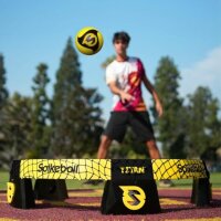 Spikeball Titan Set – Roundnet game, plastic frame, yellow/black, robust, portable