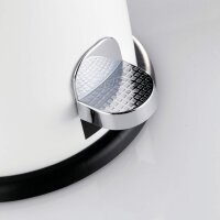 WESCO Kickmaster Maxi – Waste collector, 40 L, white-matt, powder-coated steel, large opening & integrated damper