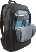 Mobilis Backpack for Laptop/Tablet, Black/Blue –...